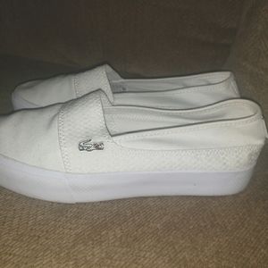 Lacoste Marie Plus Grand canvas slip-on